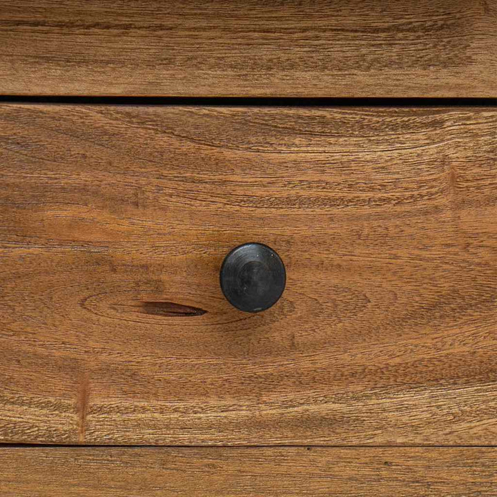 skænk 100x30x50 cm massivt mahognitræ