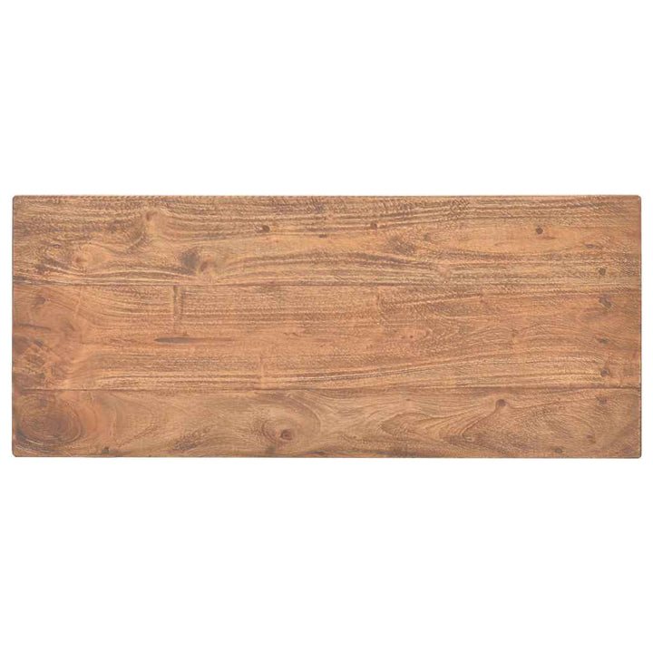 konsolbord 69x28x70 cm massivt mahognitræ