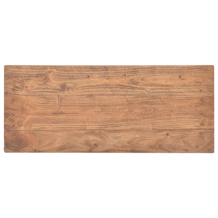 konsolbord 69x28x70 cm massivt mahognitræ