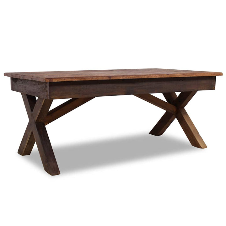 sofabord 110x60x45 cm blandet genbrugstræ