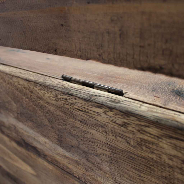 bænk 80x40x60 cm massivt mahognitræ