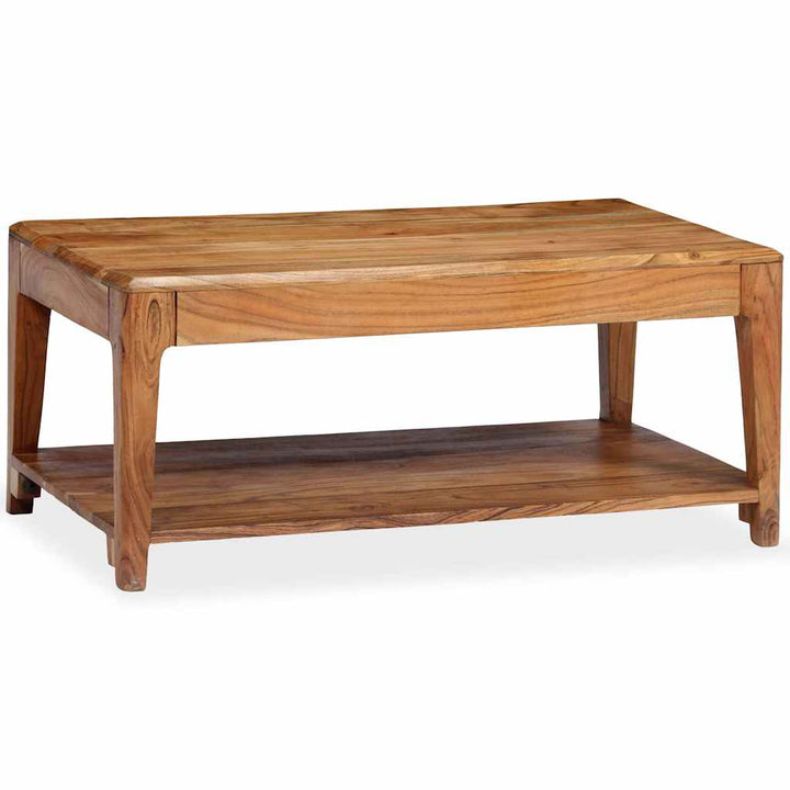 sofabord massivt træ 88 x 50 x 38 cm