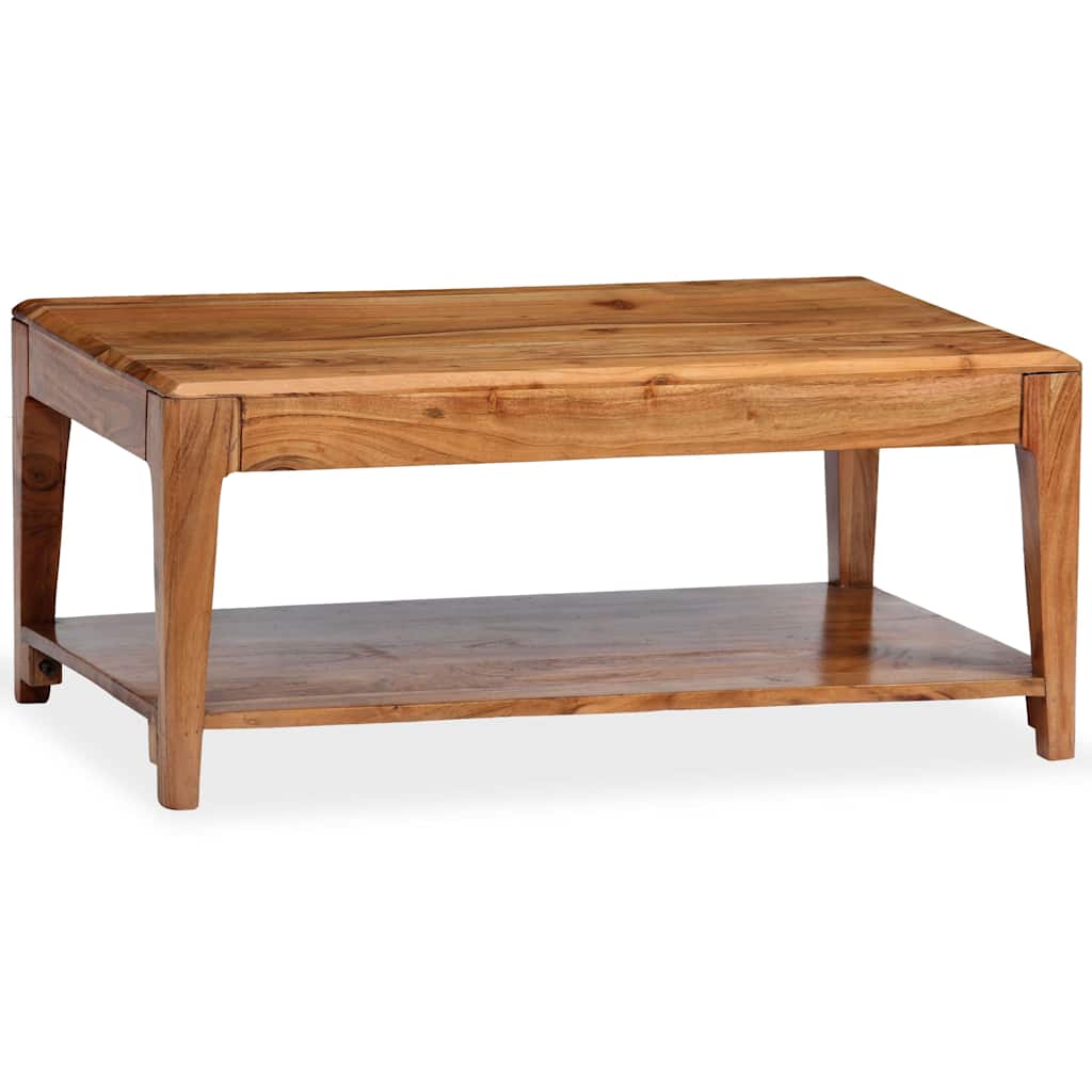 sofabord massivt træ 88 x 50 x 38 cm