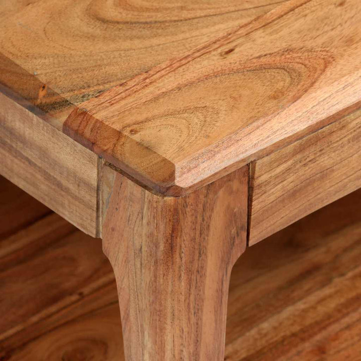 sofabord massivt træ 88 x 50 x 38 cm