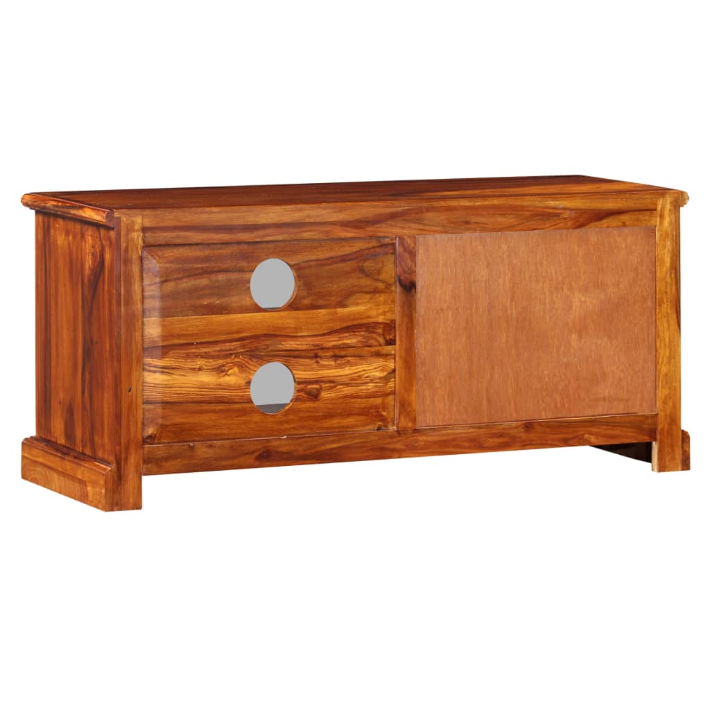 TV-skab massivt akacietræ 90 x 30 x 40 cm