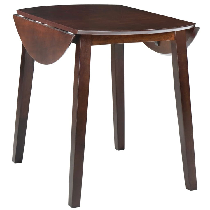 klapbord rundt MDF brun