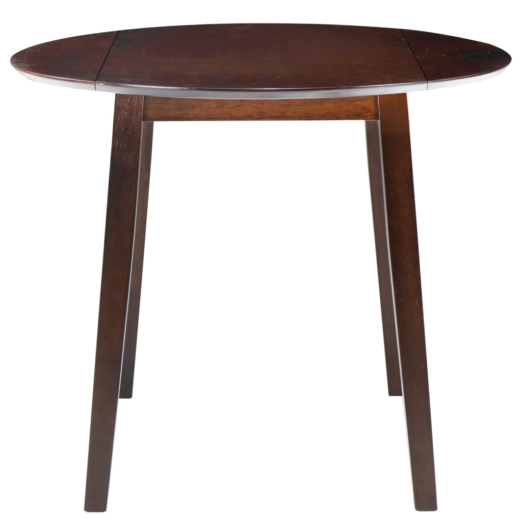 klapbord rundt MDF brun