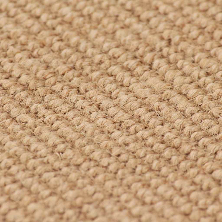 jutetæppe med latexunderside 70x130 cm naturfarvet