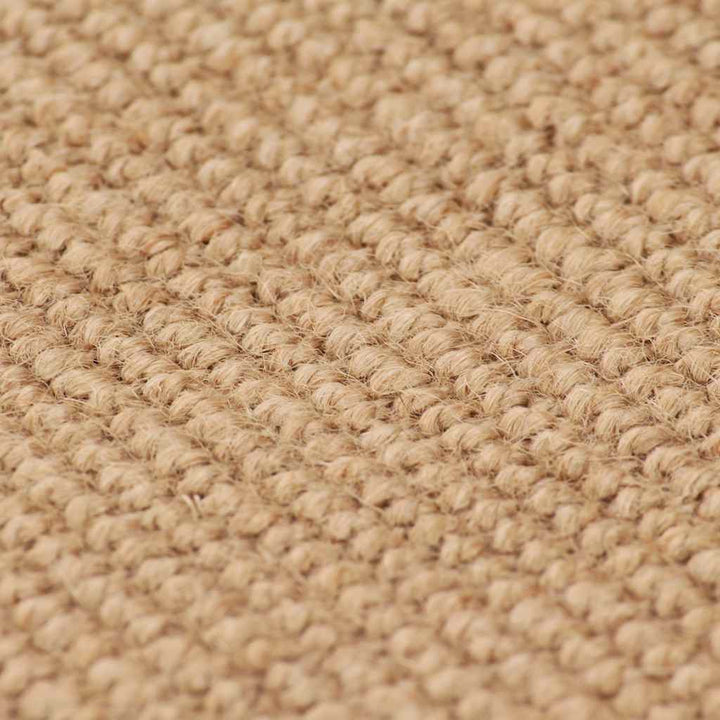 jutetæppe med latexunderside 80x160 cm naturfarvet