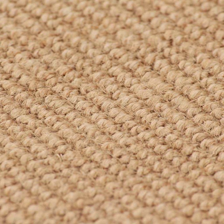 jutetæppe med latexunderside 160x230 cm naturfarvet