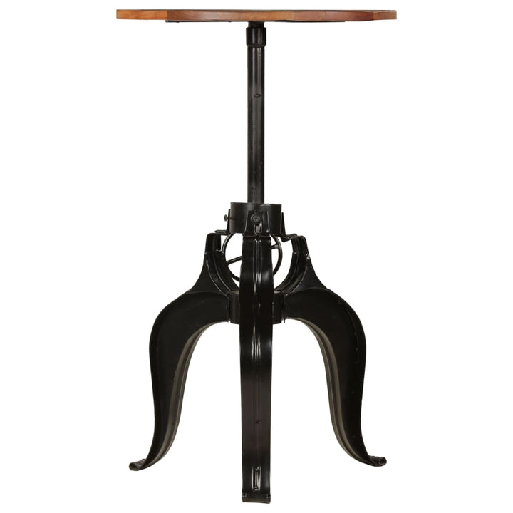 barbord massivt genbrugstræ 60 x (76-110) cm