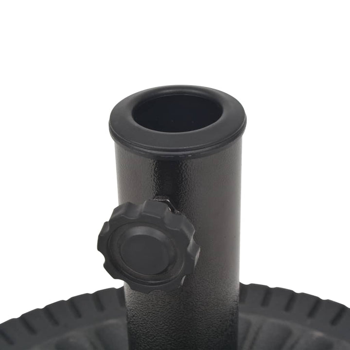 parasolfod resin rund sort 14 kg