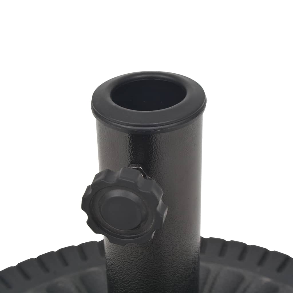 parasolfod resin rund sort 29 kg