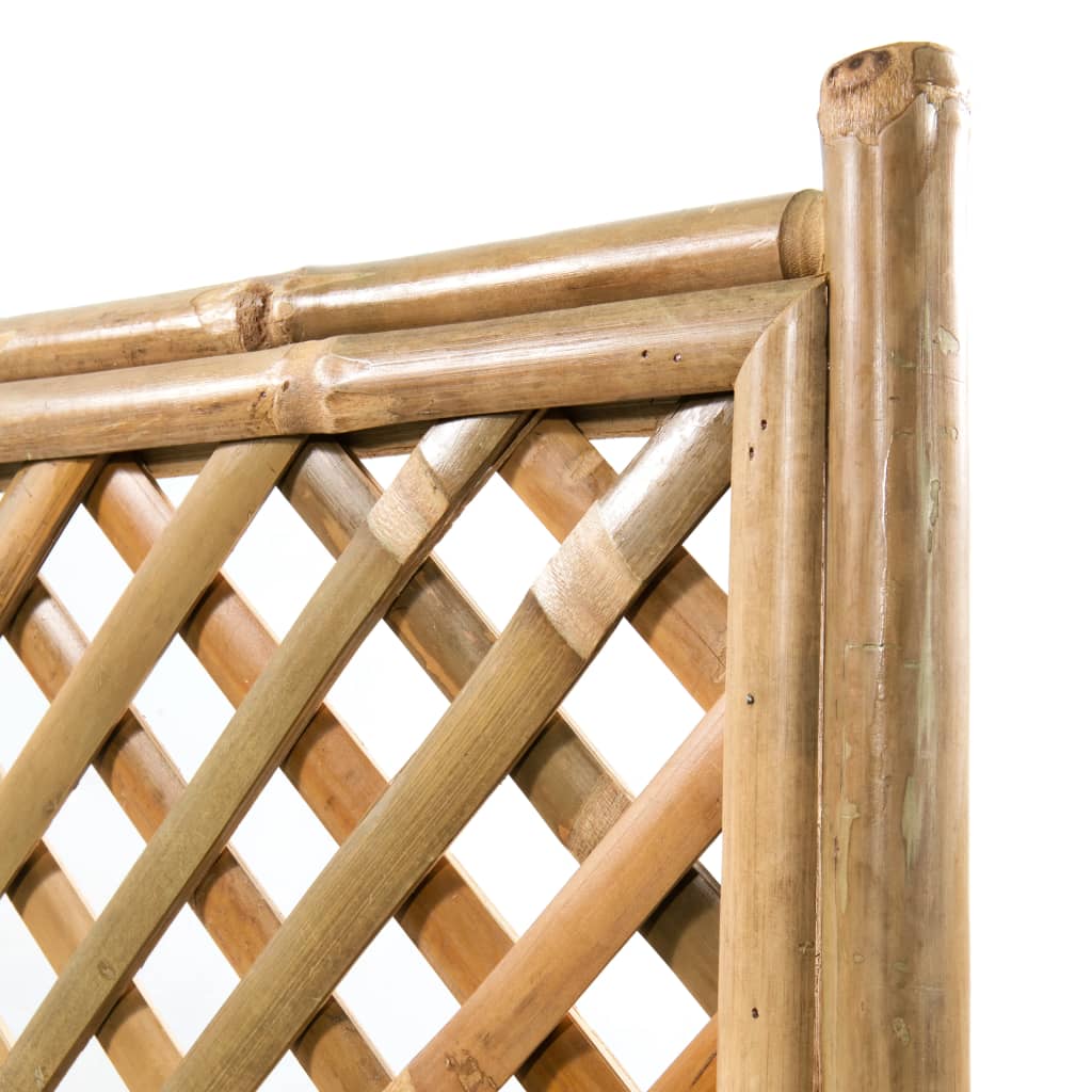 forhøjet plantekasse til haven med espalier 40 cm bambus