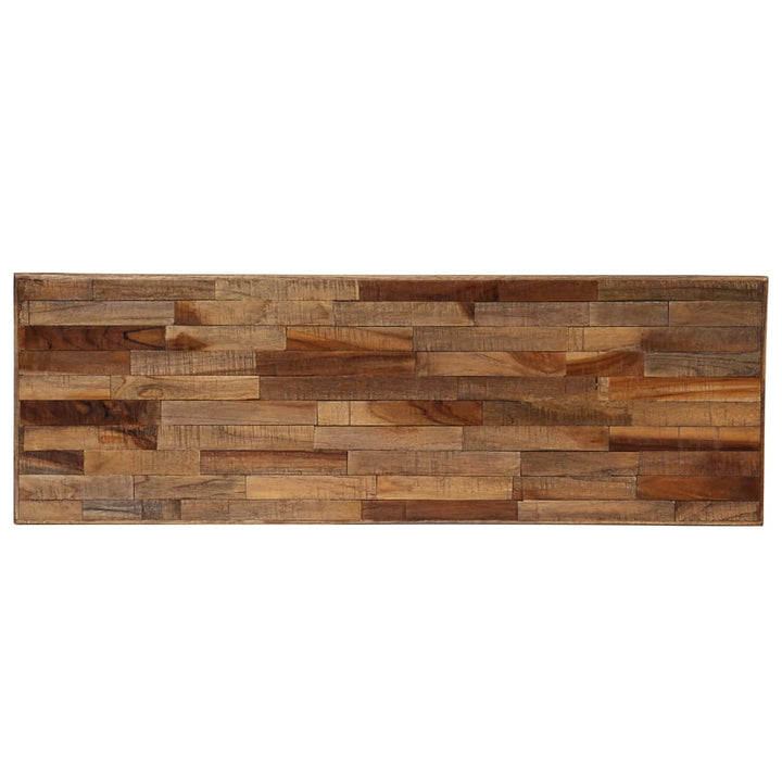konsolbord massivt genanvendt teak 90 x 30 x 76 cm