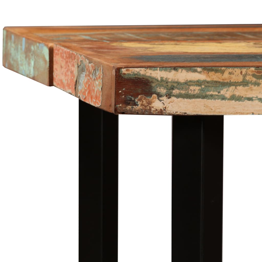 barbord 150x70x107 cm massivt genbrugstræ