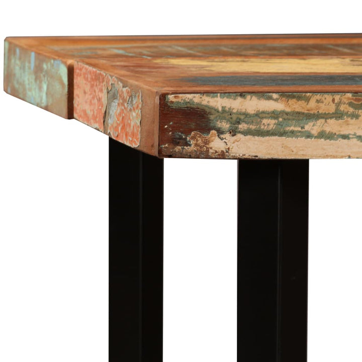 barbord 150x70x107 cm massivt genbrugstræ