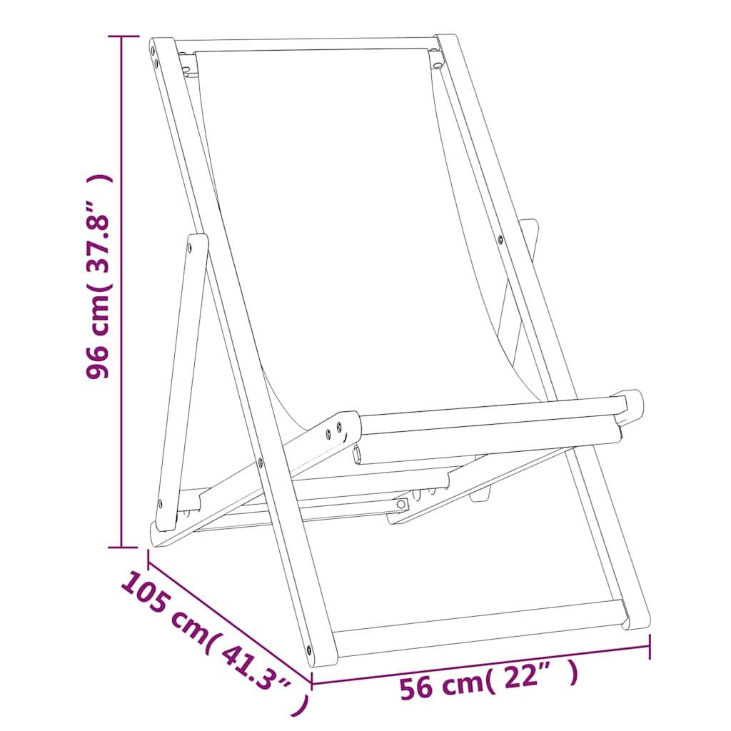 dækstol 56x105x96 cm teak cremefarvet
