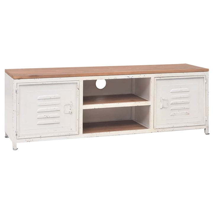 tv-bord 120x30x40 cm hvid