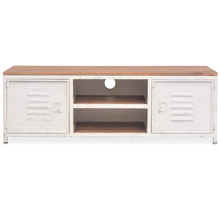 tv-bord 120x30x40 cm hvid
