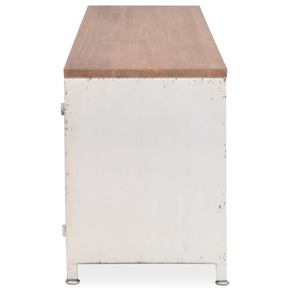 tv-bord 120x30x40 cm hvid