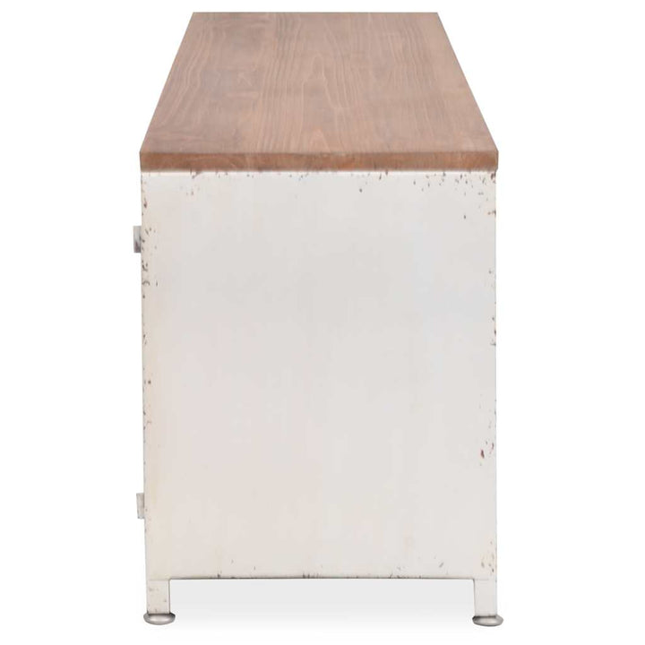 tv-bord 120x30x40 cm hvid