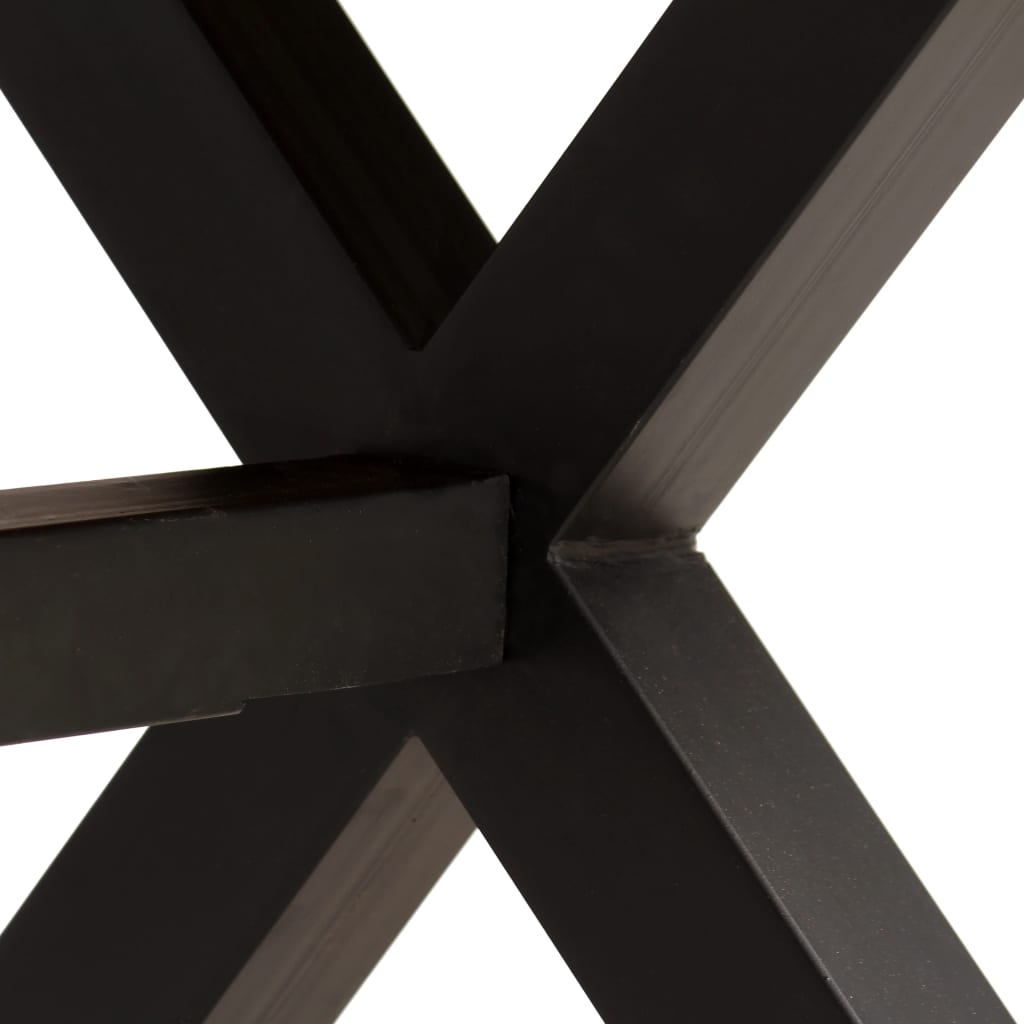 spisebord i massivt akacie- og mangotræ 180 x 90 x 76 cm