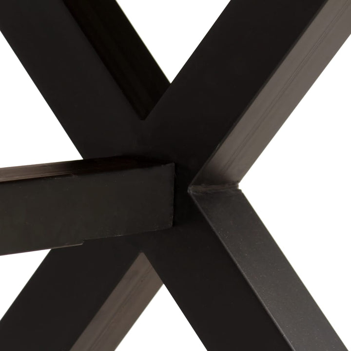 spisebord i massivt akacie- og mangotræ 180 x 90 x 76 cm