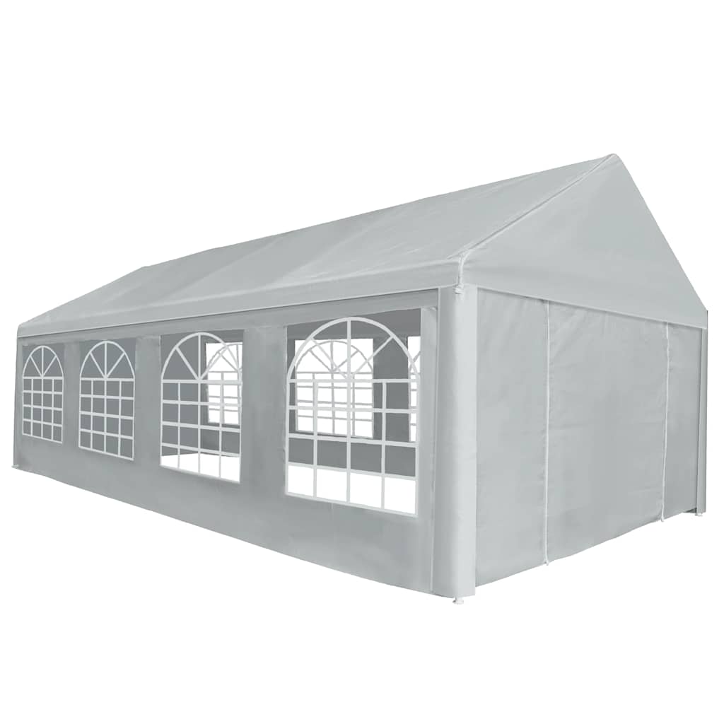 Teltstof uden ramme 8 x 4 m Grå PE