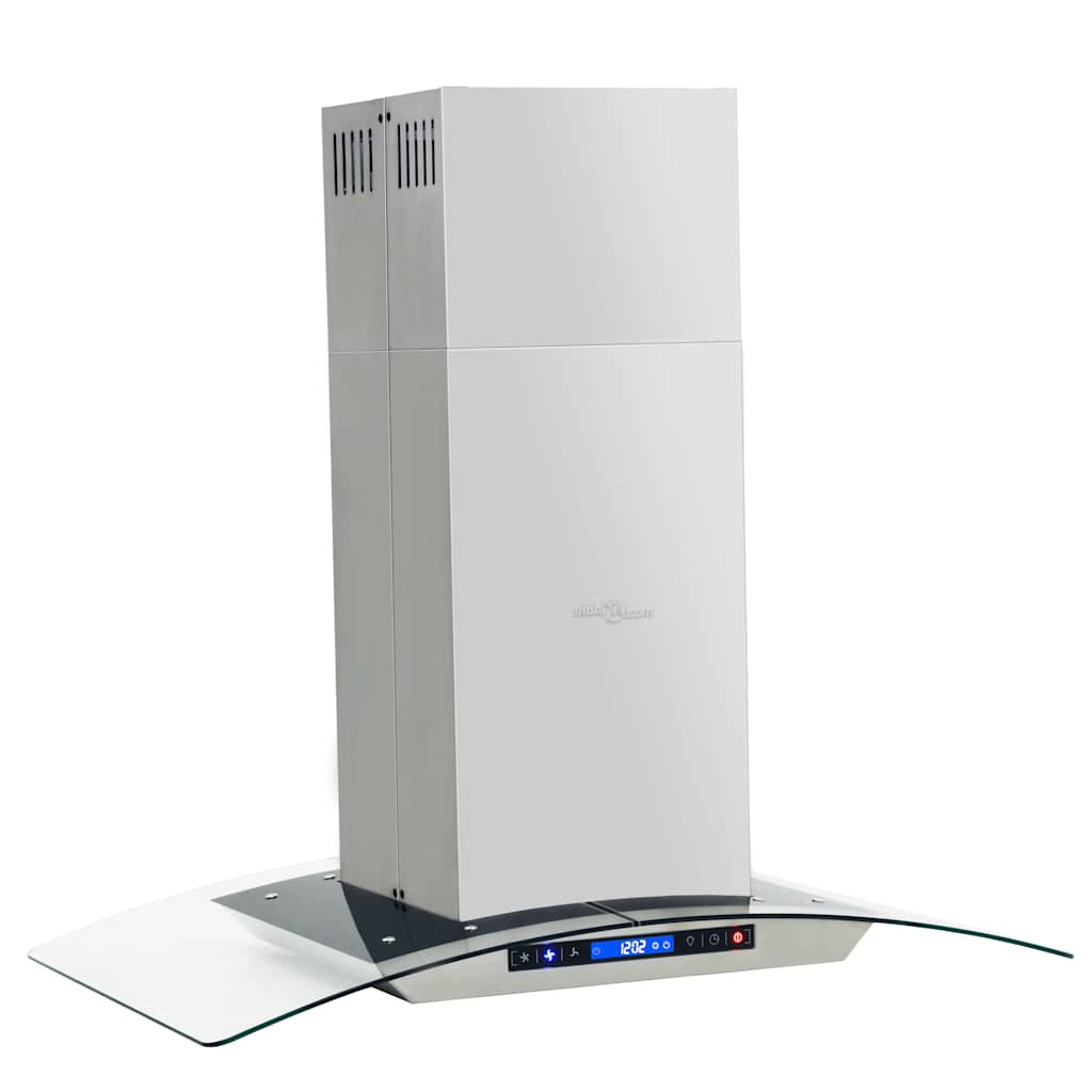 ø-emhætte 90 cm LCD-display touchsensor 756 m³/t. LED