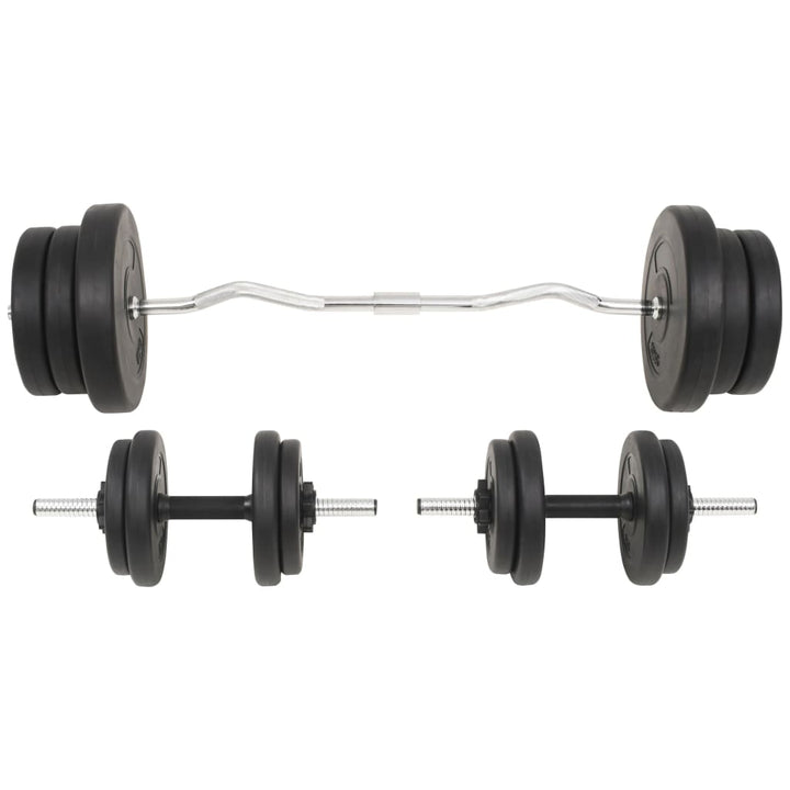 vægtstangs- og håndvægtssæt 60 kg