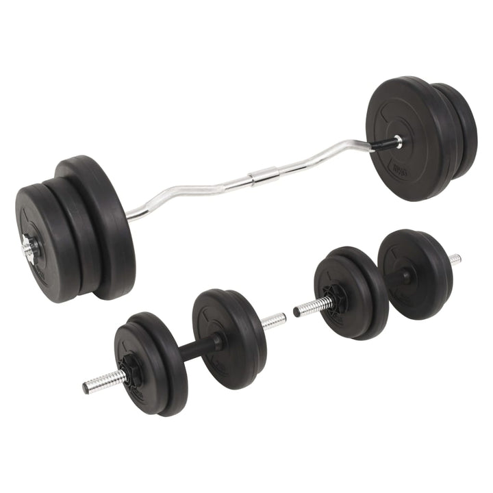 vægtstangs- og håndvægtssæt 60 kg