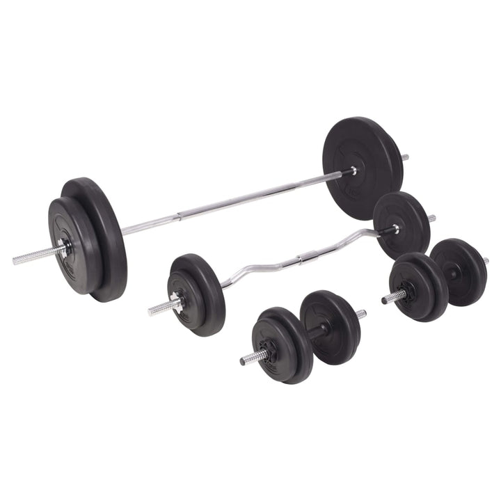 vægtstangs- og håndvægtssæt 90 kg