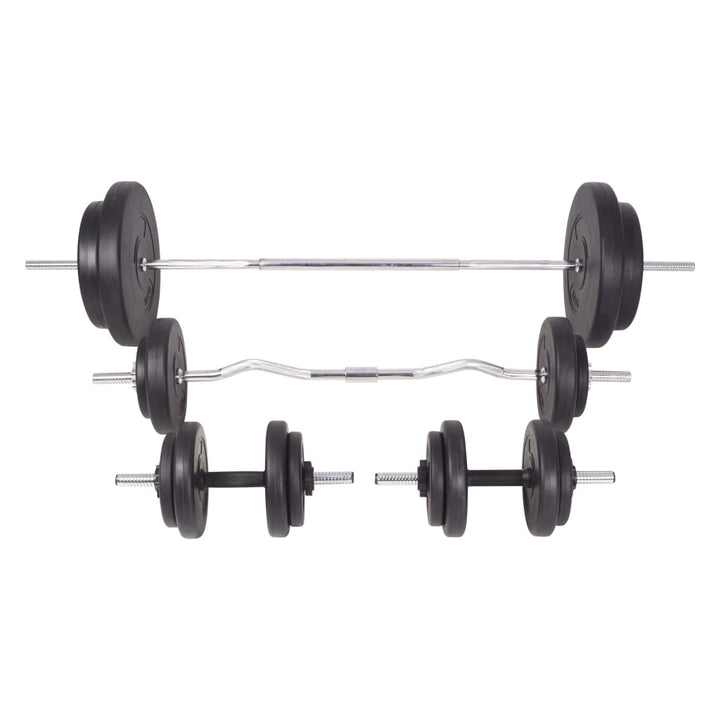 vægtstangs- og håndvægtssæt 90 kg