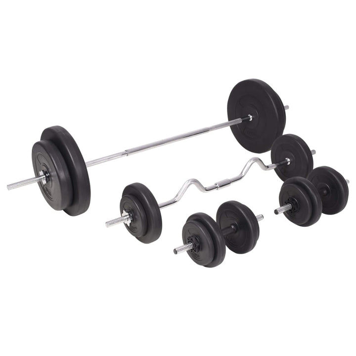 vægtstangs- og håndvægtssæt 90 kg