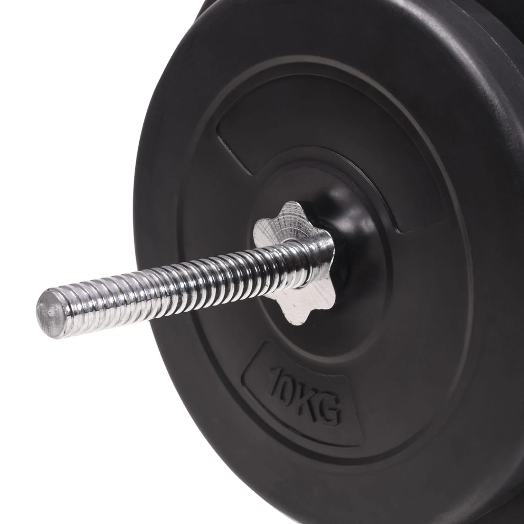 vægtstangs- og håndvægtssæt 90 kg
