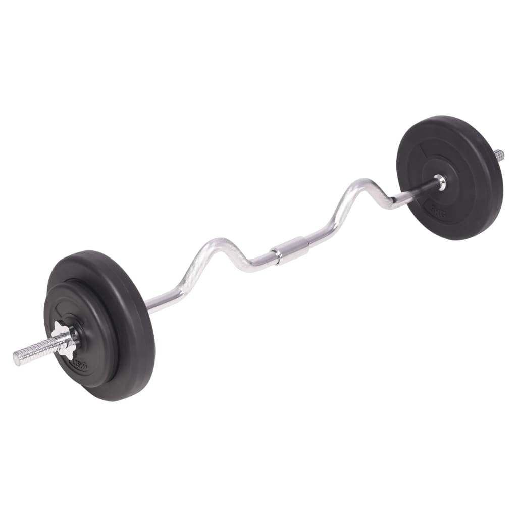vægtstangs- og håndvægtssæt 90 kg