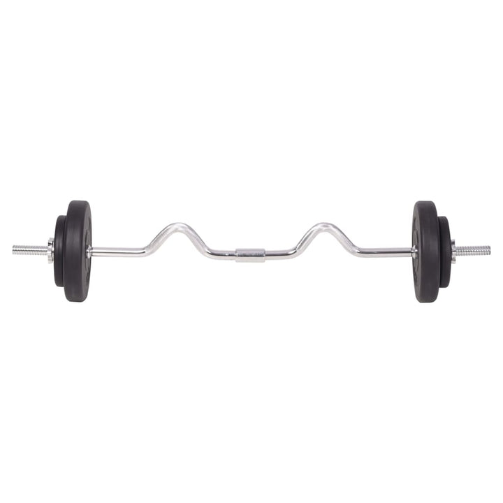 vægtstangs- og håndvægtssæt 90 kg