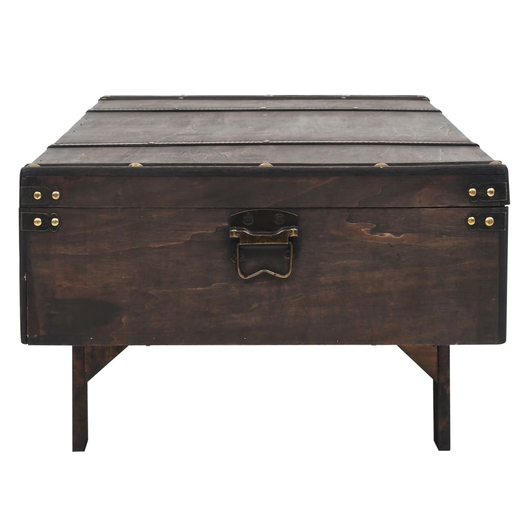 sofabord krydsfiner vintagestil 120 x 55 x 35 cm
