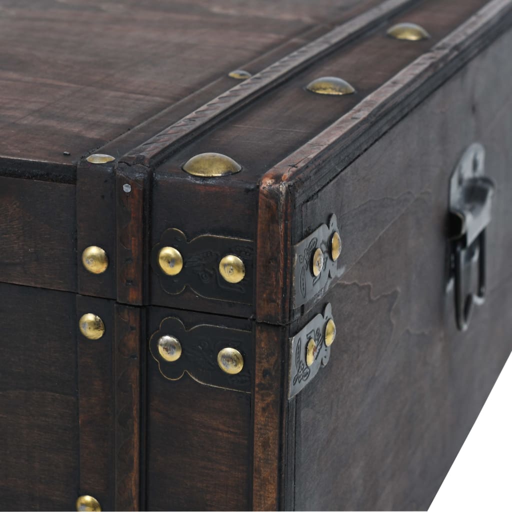 sofabord krydsfiner vintagestil 120 x 55 x 35 cm