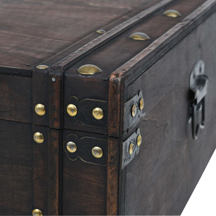 sofabord krydsfiner vintagestil 120 x 55 x 35 cm