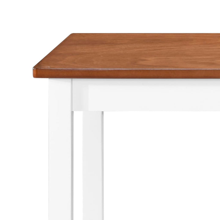 barbord massivt træ 108 x 60 x 91 cm