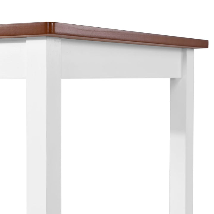 barbord massivt træ 108 x 60 x 91 cm