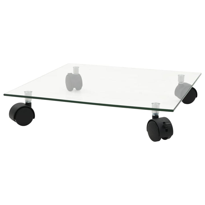 plantevogn 2 stk. hærdet glas 35 x 35 cm firkantet