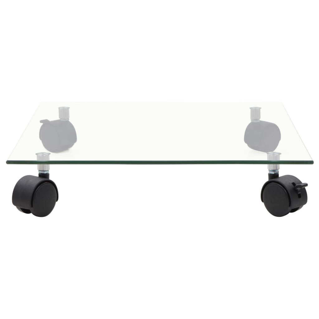 plantevogn 2 stk. hærdet glas 35 x 35 cm firkantet