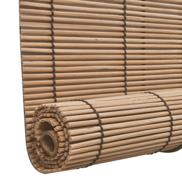 rullegardin 80x220 cm bambus brun