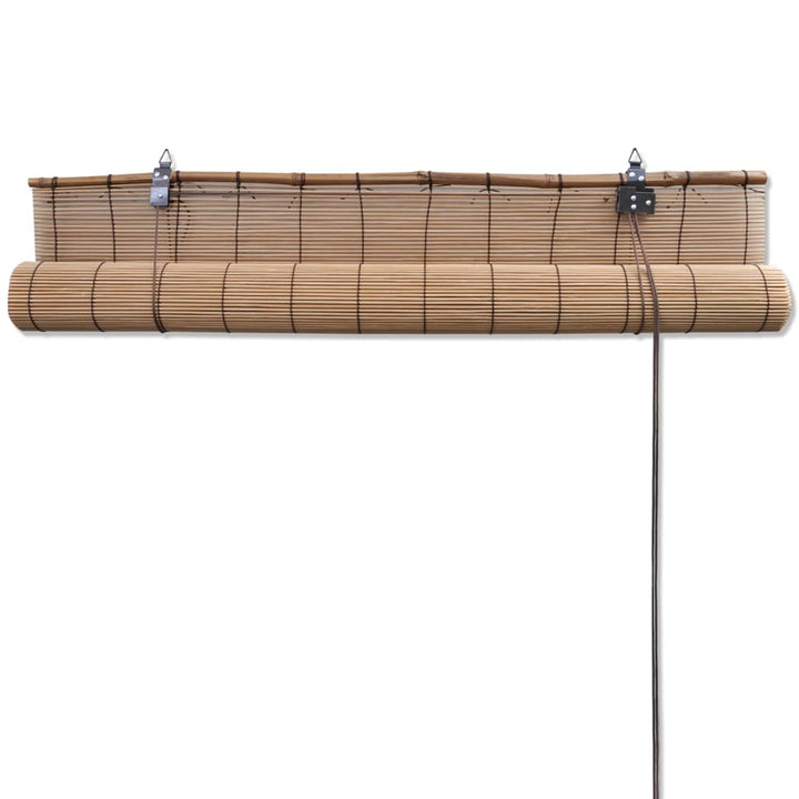 rullegardin 80x220 cm bambus brun