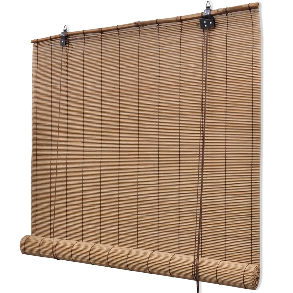 rullegardin 140x220 cm bambus brun