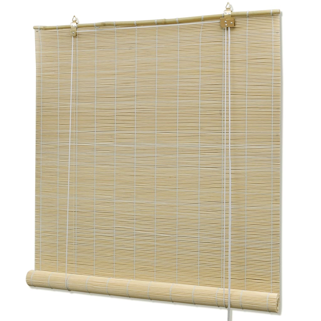 rullegardin 150x160 cm bambus naturfarvet
