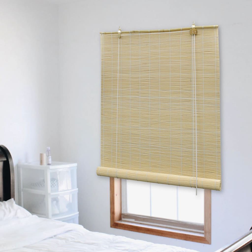 rullegardin 150x160 cm bambus naturfarvet
